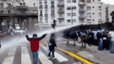 Argentina property bill protest: Police fire tear gas, water cannons at demonstrators — watch