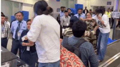 Video: Woman goes on rampage at Bhubaneswar airport after IndiGo flight cancelled, damages gear worth Rs 49k