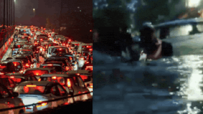 Gurgaon, Delhi under water: 10 videos that capture rain chaos | Delhi News