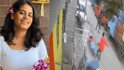 Bengaluru Knife Attack: CCTV captures chilling moment of Bengaluru law student being stabbed after she rejected marriage proposal | Bengaluru News