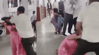 ‘Tried to strangle me’: Woman attacked by husband, 2 others inside UP court | Lucknow News