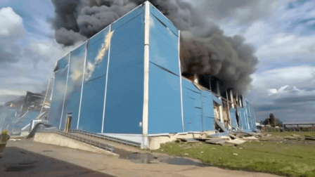 Ukraine: Russia strikes McDonald’s-linked warehouse in Kyiv as 5 killed – video