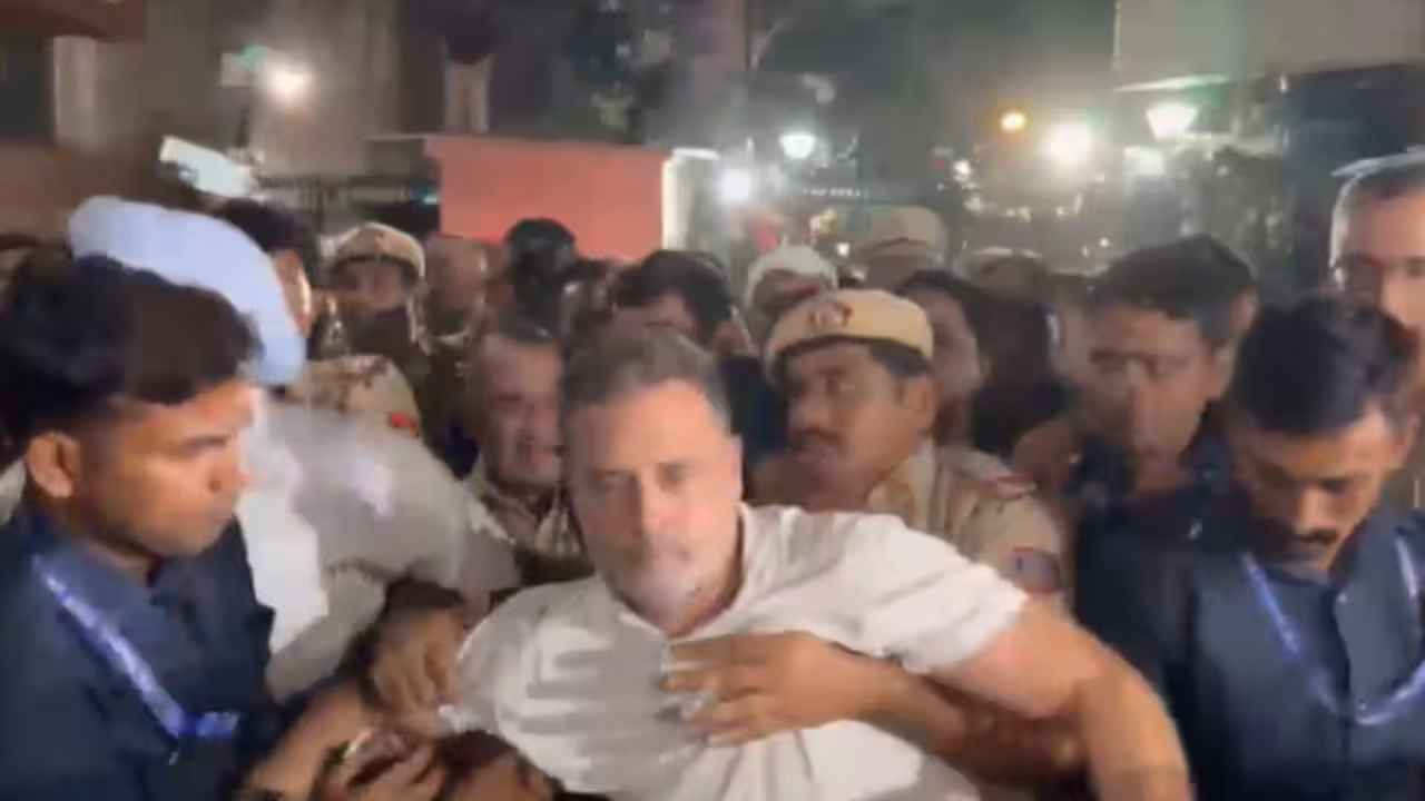 ‘Everything will be remembered’: Rahul and Priyanka removed from protest site after high drama – watch | India News